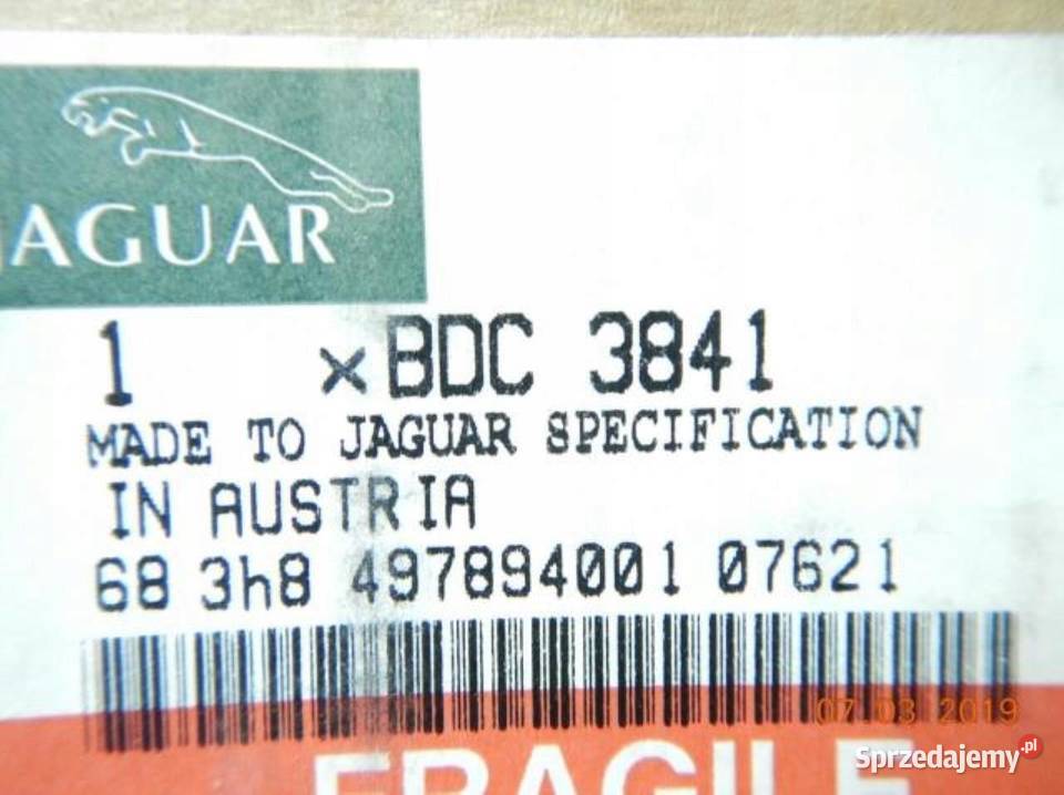 BDC3841 LUSTERKO PRAWE JAGUAR XJ6