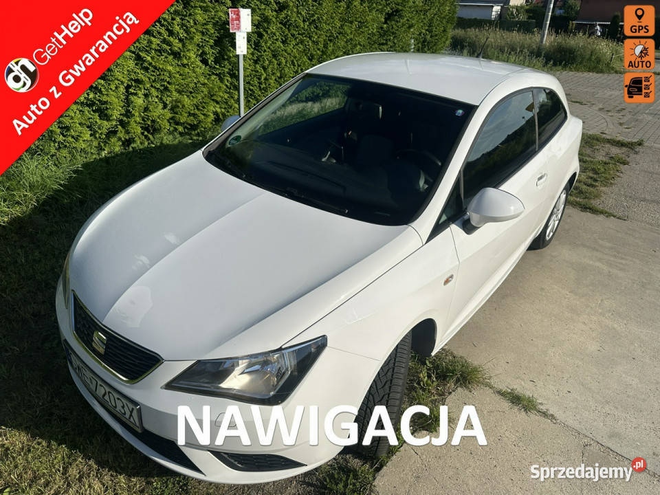 Seat Ibiza Benzyna klimatronik nawigacja isofix Wejherowo