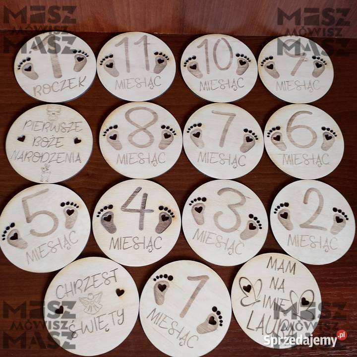 Medale Tabliczki pierwsze 12 miesięcy Święta sprzedam
