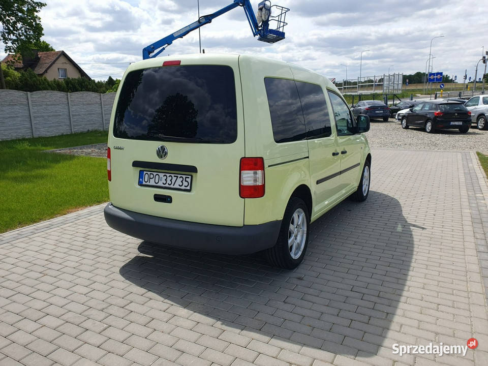 Volkswagen Caddy 19tdi 105 5 Osobowy Klima Raty Rok produkcji 2005 opolskie
