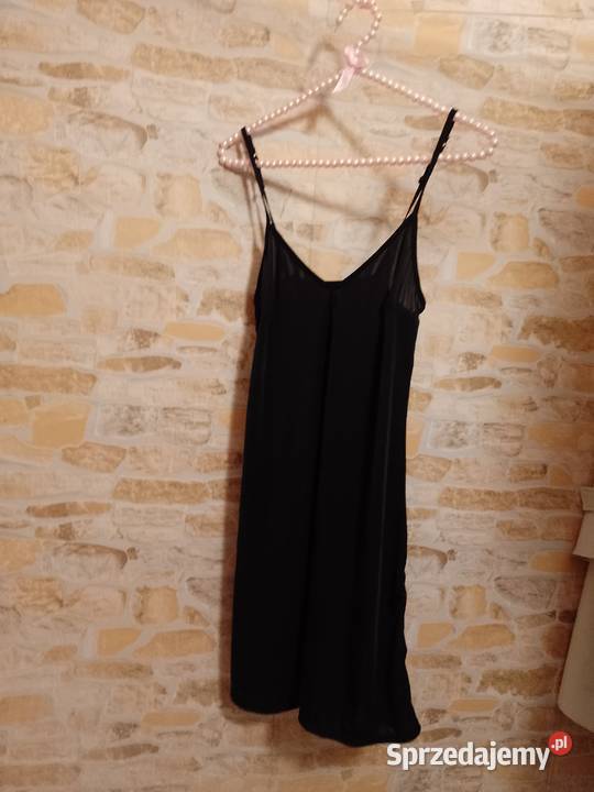 4042 LXL Ekskluzywna czarna halka pod sukienkę z