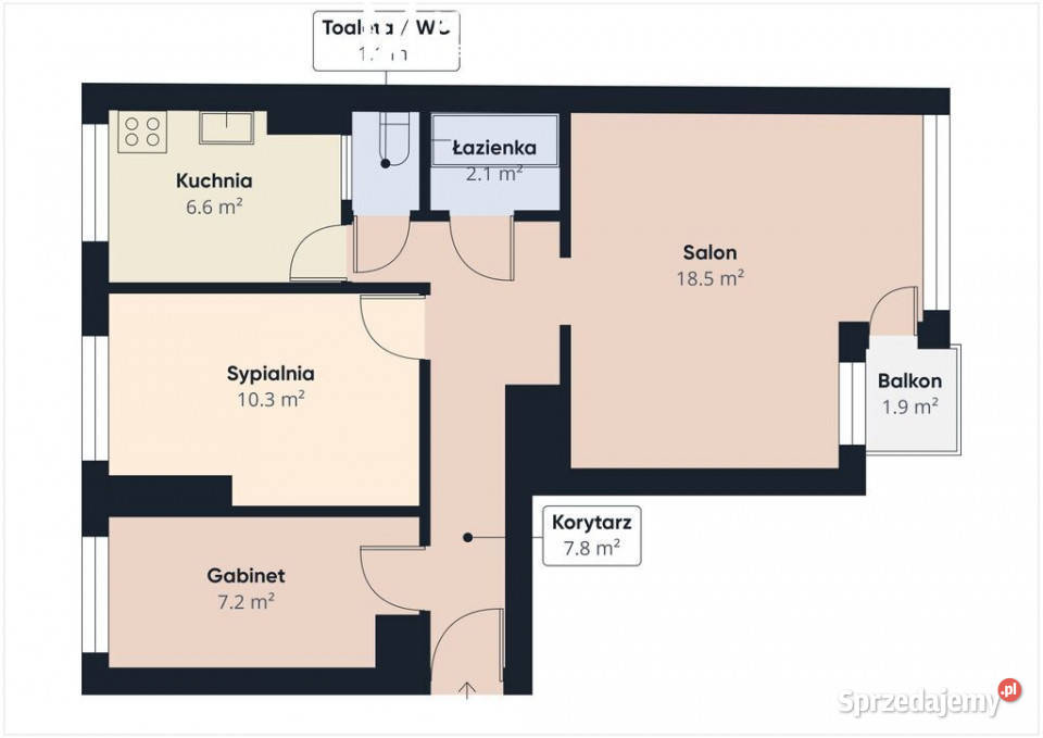 Mieszkanie 3 pokojowe Osiedle II Suwałki