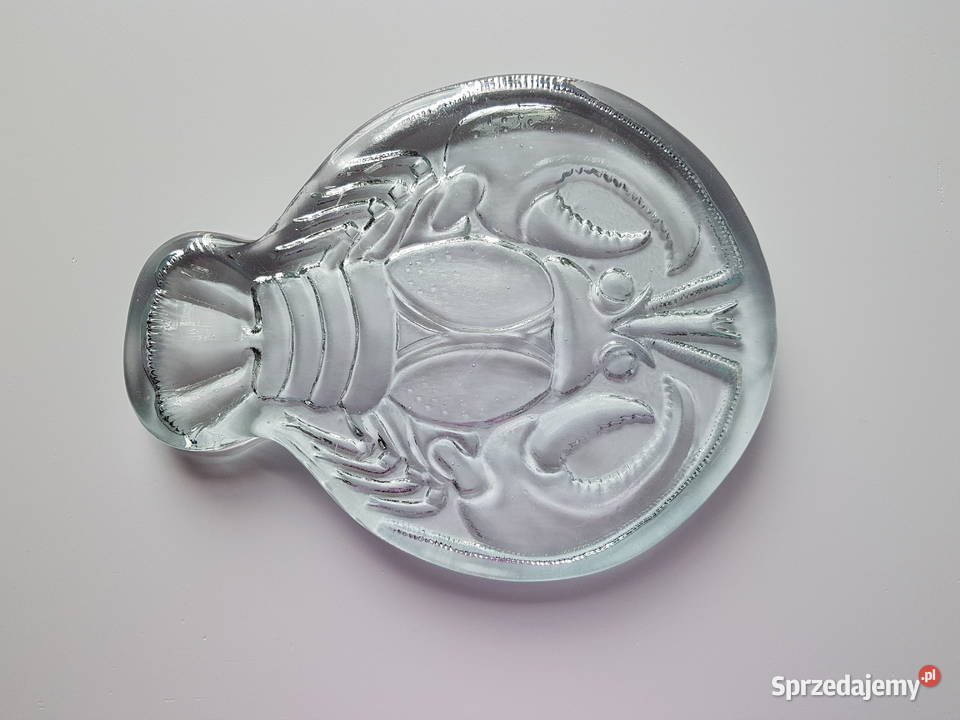 Deska Homar Rak Ząbkowice szkło PRL Porcelana i szkło Dąbrowa Górnicza