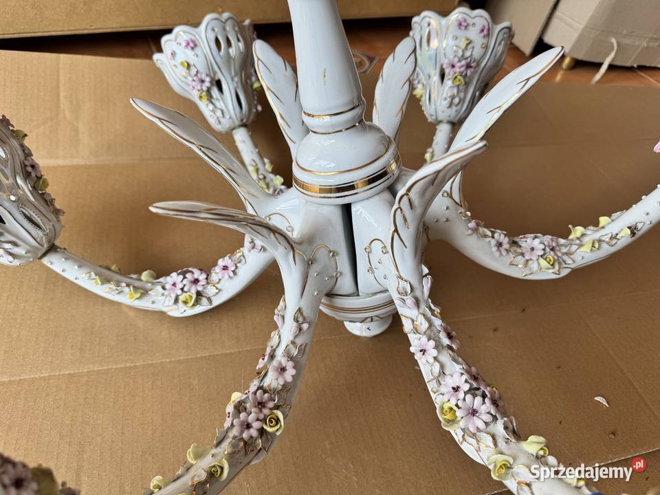 Żyrandol 6 ramienny stylowy lampa wisząca Garwolin