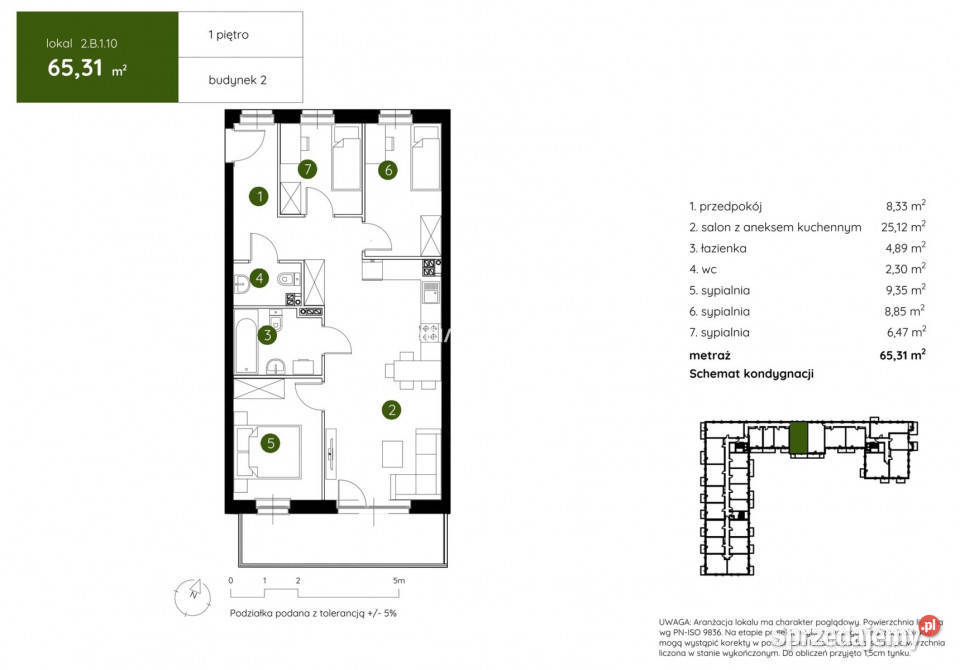 Do sprzedaży mieszkanie Kraków 6531m2 4 pokoje