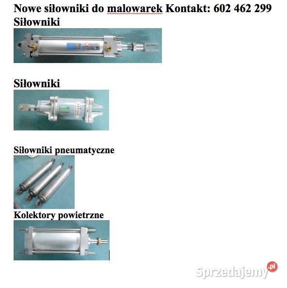 CZĘŚCI NOWE DO MALOWAREK DROGOWYCH Brodnica