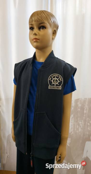 Kamizelka bezrękawnik szkolny do SP 10 w Szczecin