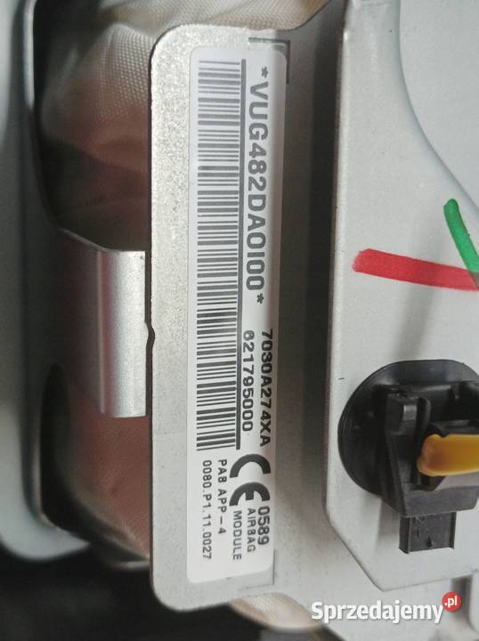 PODUSZKA POWIETRZNA AIRBAG PASAŻERA DESKI