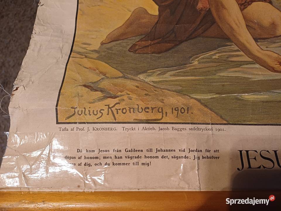 vintage litografie na płótnie małopolskie Nowy Targ