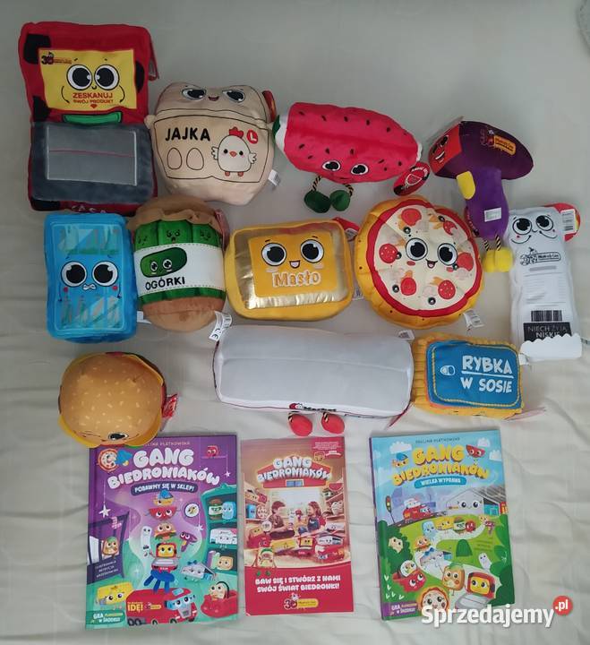 Gang Biedroniaków 12 pluszaków 2 książeczki uh 3m+ Gdańsk