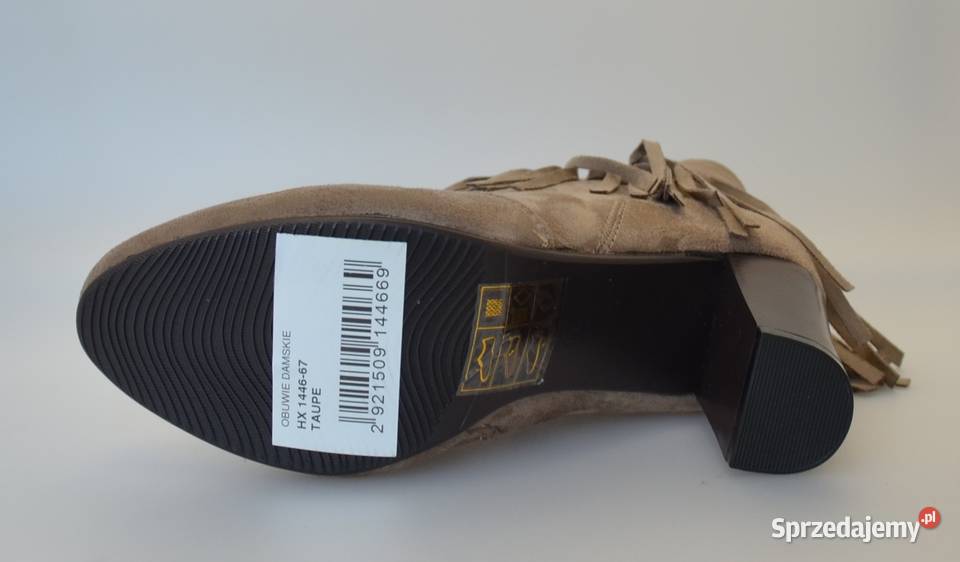 Beżowe damskie botki rozmiar 37 hx144667 Żyrardów