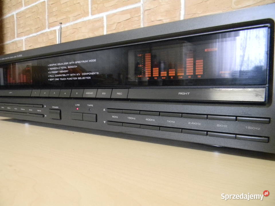 Tanio korektor graficzny z analizatorem widma Dębołęka