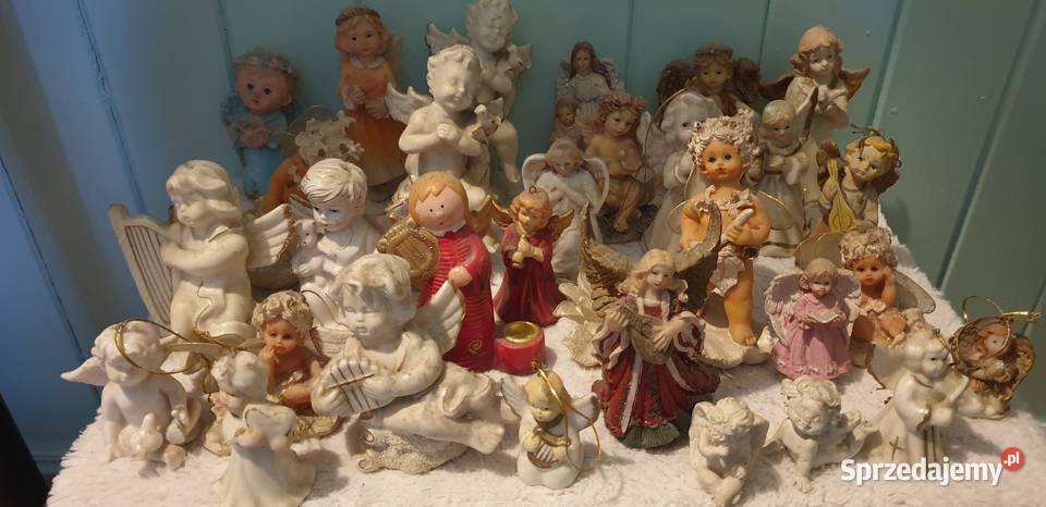 Sprzedam Figurki Aniołki Porcelana i szkło Rydułtowy