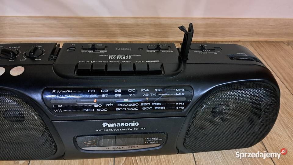 Radiomagnetofon PANASONIC RXFS430 lubuskie Zielona Góra