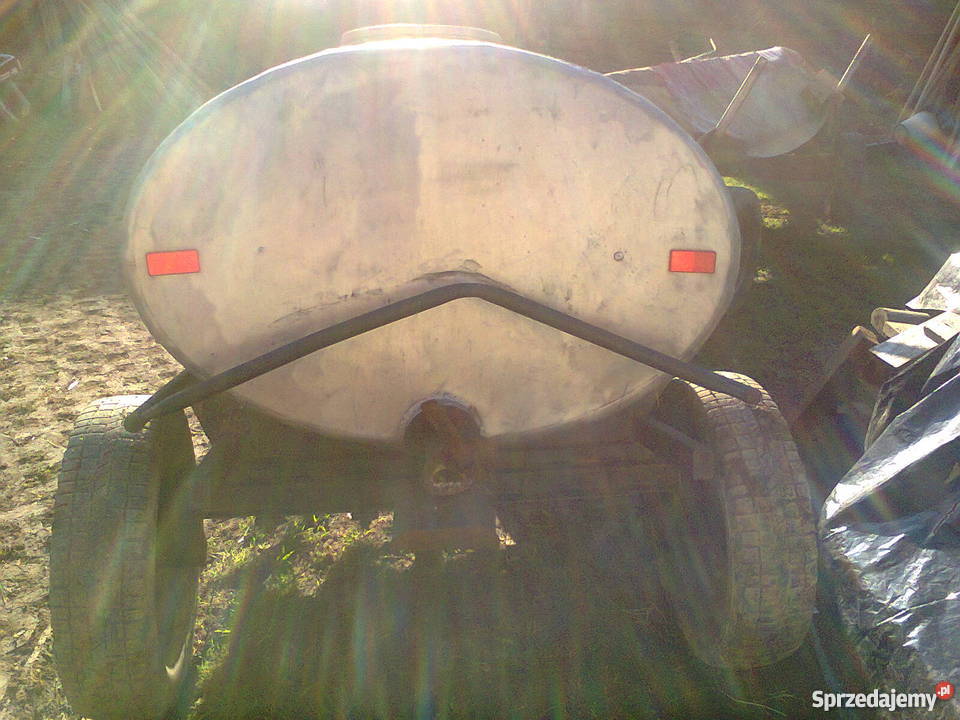 beczkowuz beczka aluminiowa 1200 l nieuszkodzony Beczkowozy małopolskie Nowy Sącz