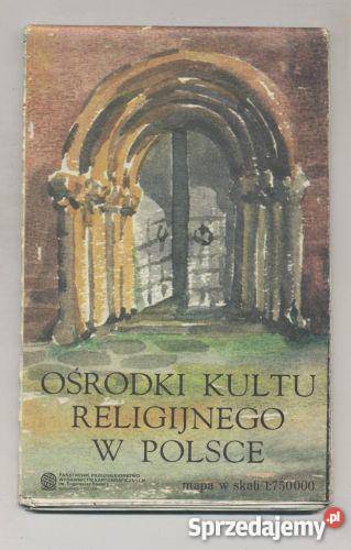 Ośrodki kultu religijnego w Polsce mapa sprzedam