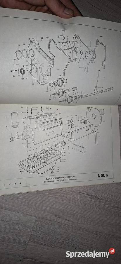 Motor Engine D103 110 D108 108A Katalog części i wielkopolskie Łęczyca