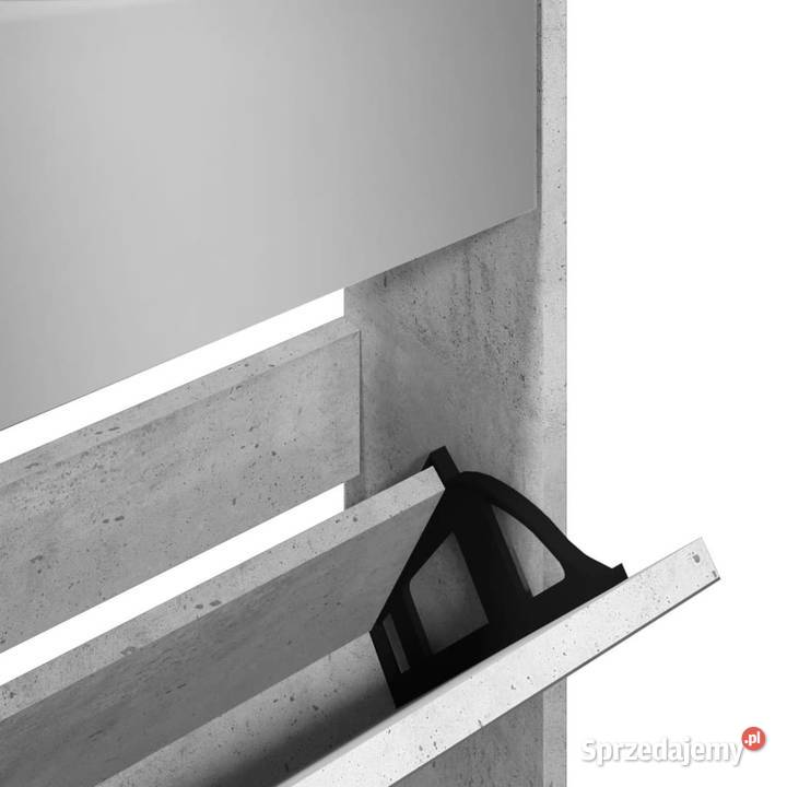 Szafka na buty z lustrem szarość betonu Na buty Warszawa sprzedam