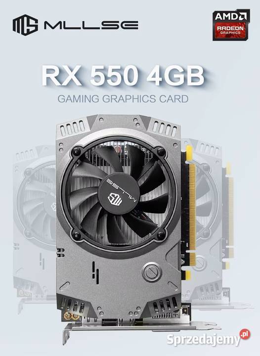 Karta graficzna MILLSE AMD Radeon RX 550 4GB Myślenice sprzedam