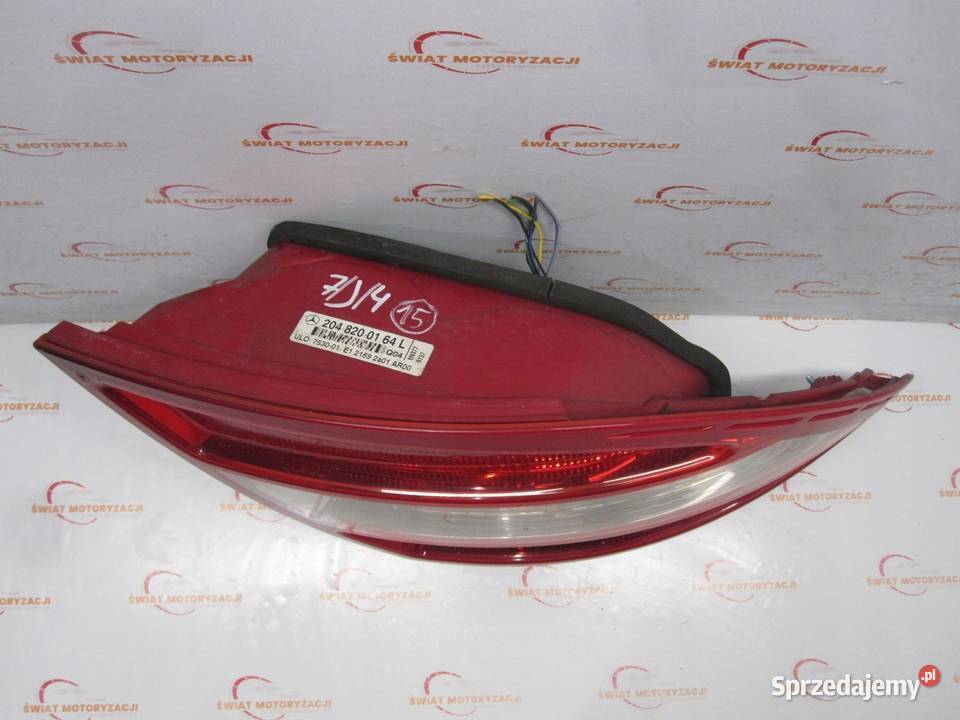 MERCEDES W204 07r lampa lewa tył 2048200164 świętokrzyskie Kielce