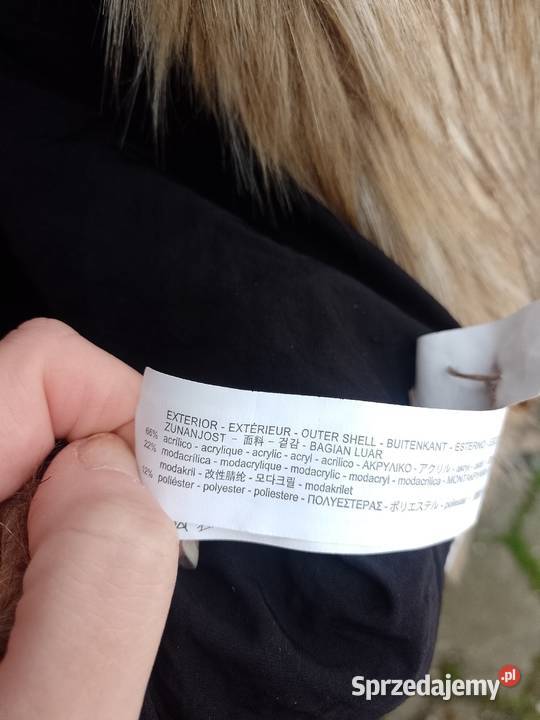 36S ZARA Futrzany bezrękawnik futrzana kamizelka Kraków