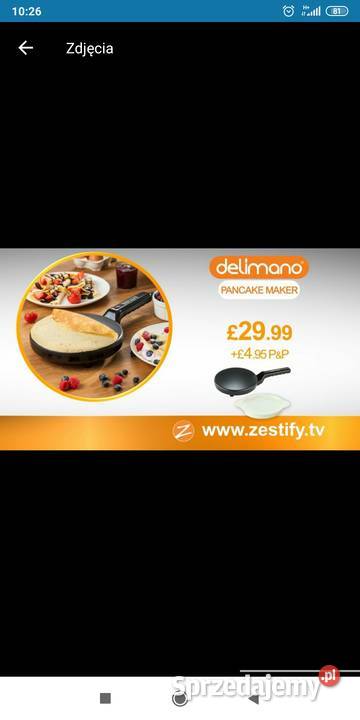 Urządzenie do nalesnikow okazja