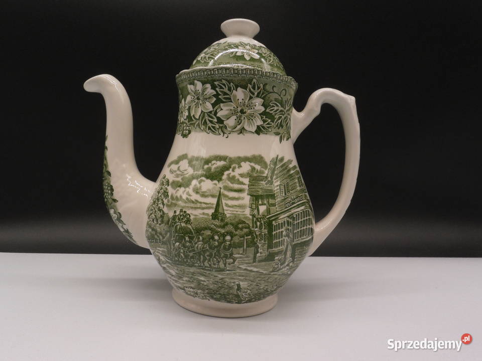 Zabytkowy Dzbanek do KawyHerbaty Royal Tudor Porcelana i szkło Raszków sprzedam