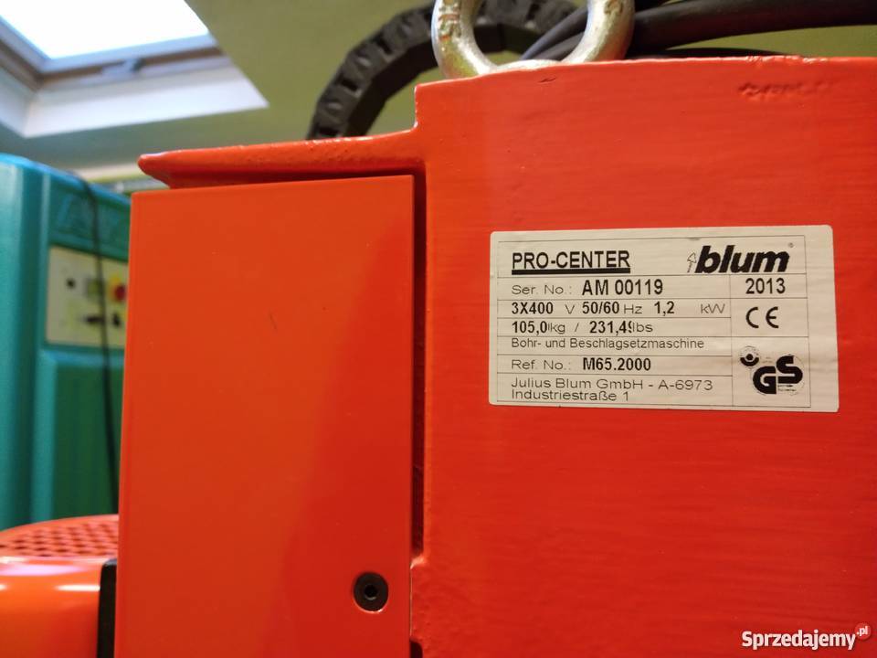 Blum PRO CENTER 2000M652000 nowa wiertarka blum Produkcja Rzeszów