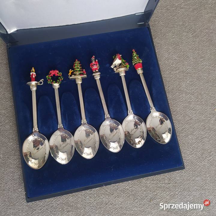Łyżeczki posrebrzane Mary Christmas Gostynin