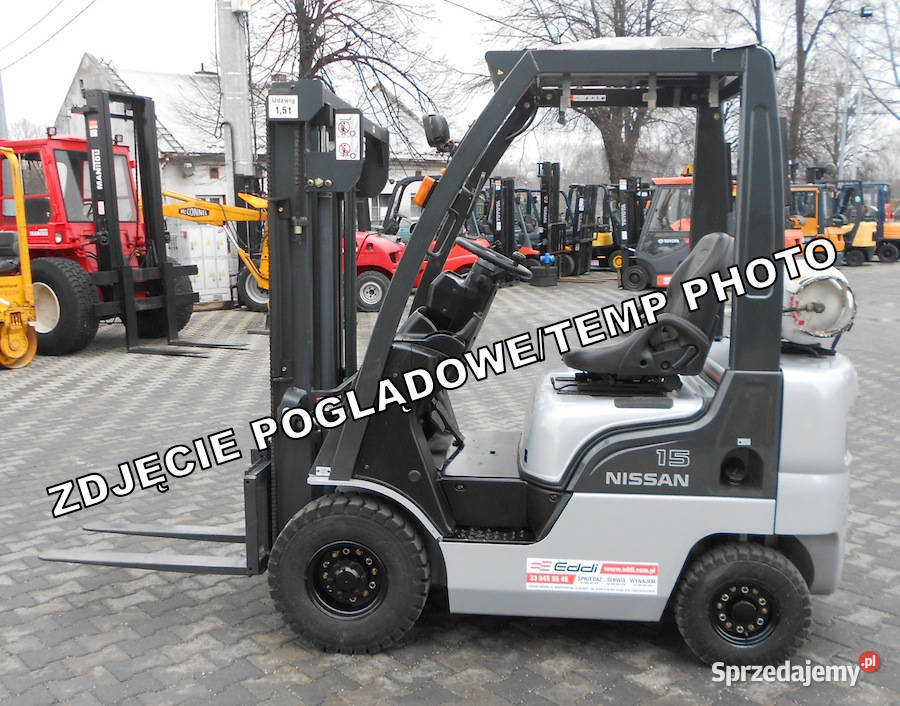 wózek widłowy Nissan NP1F1A15D 15 t duplex 3 m Kęty