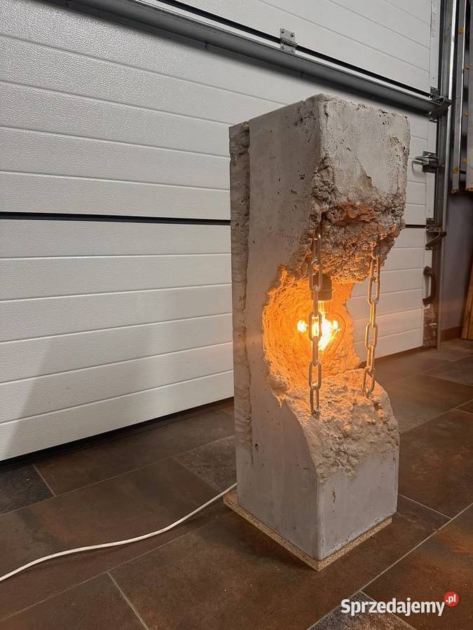 Lampa z betonu śląskie Tychy