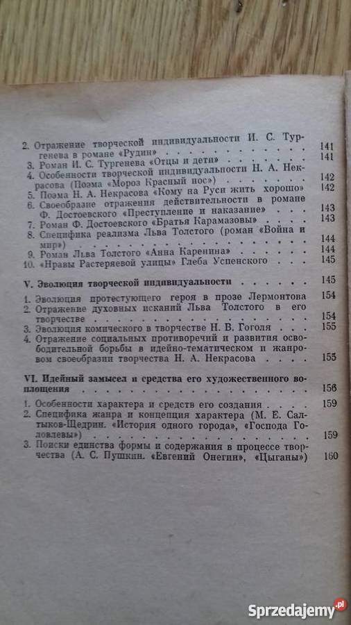 Zajęcia praktyczne z literatury rosyjskiej XIX Krasnystaw