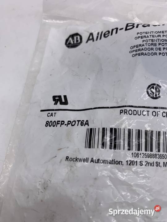 Allen Bradley 800FPPOT6A Potencjometr Warszawa sprzedam