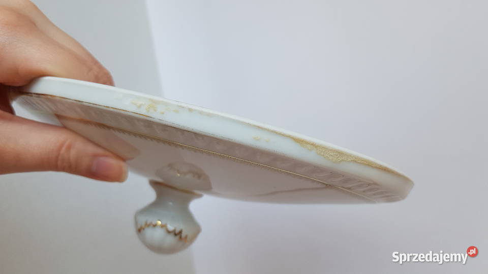 Stara duża porcelanowa waza Ohme Silesia Porcelana i szkło Dąbrowa Górnicza