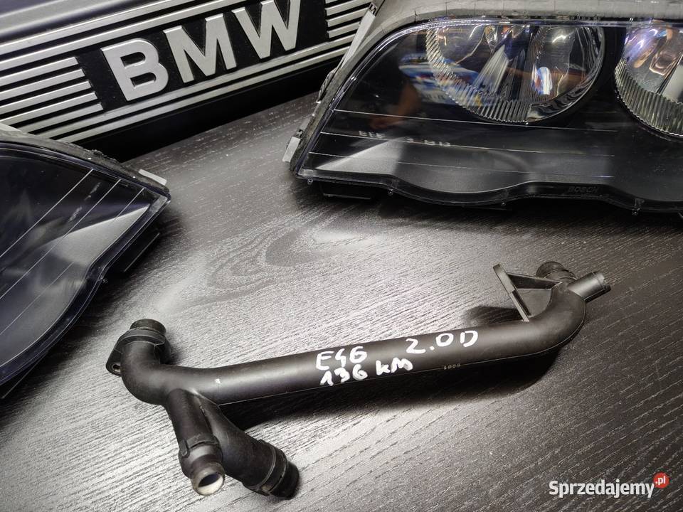 Bmw e46 20d 136 króciec rurka przewód powrotny Układ chłodzenia Aleksandrów Łódzki sprzedam
