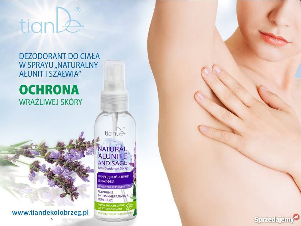 Dezodorant Spray Body Natural ałunit i szałwia Kołobrzeg