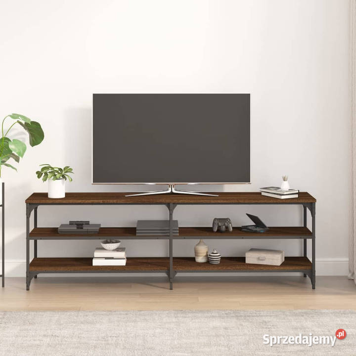 Szafka pod telewizor brązowy dąb 160x30x50 sprzedam