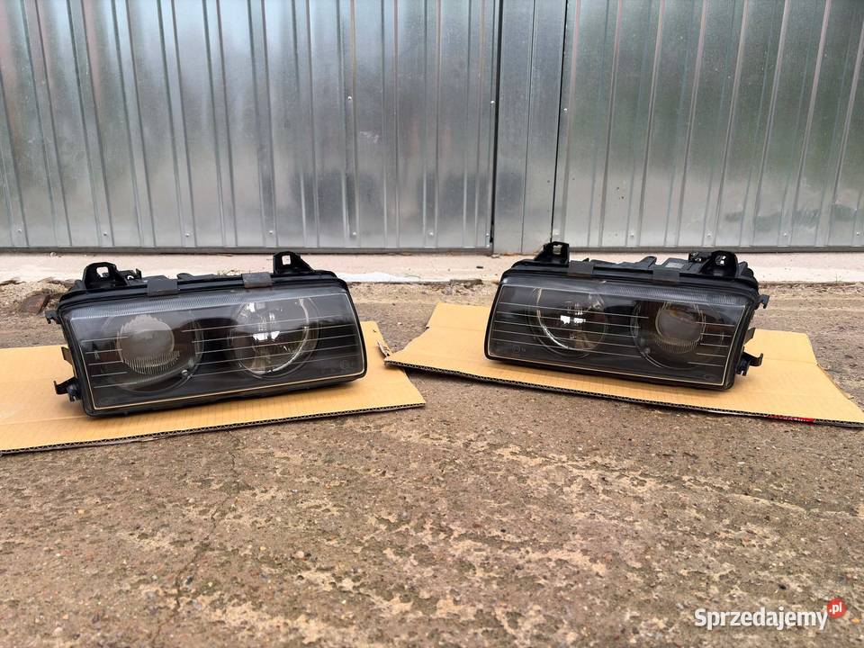 BMW E36 Lampy NOWE Black HELLA Oryginał śląskie Częstochowa sprzedam