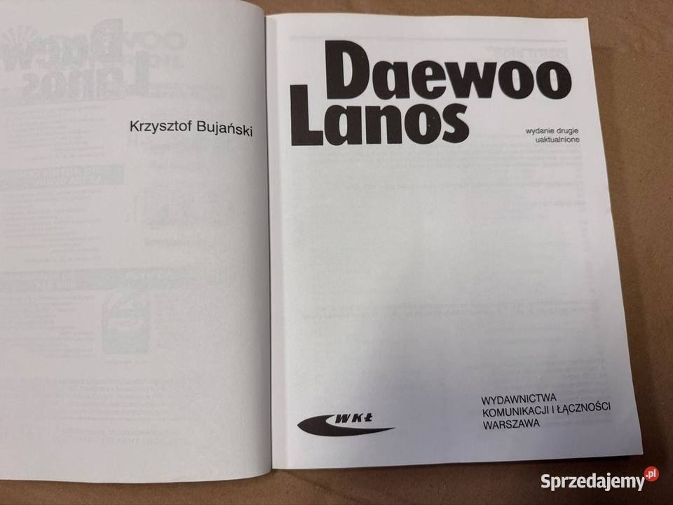 Daewoo Lanos WKŁ Sam Naprawiam Instrukcja Jelenia Góra sprzedam