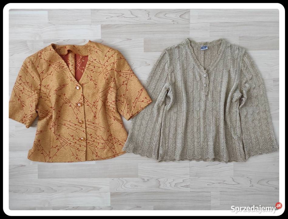 Zestaw ubrań eleganckiej dojrzałej pani 42 XL Rozmiar 42(XL)