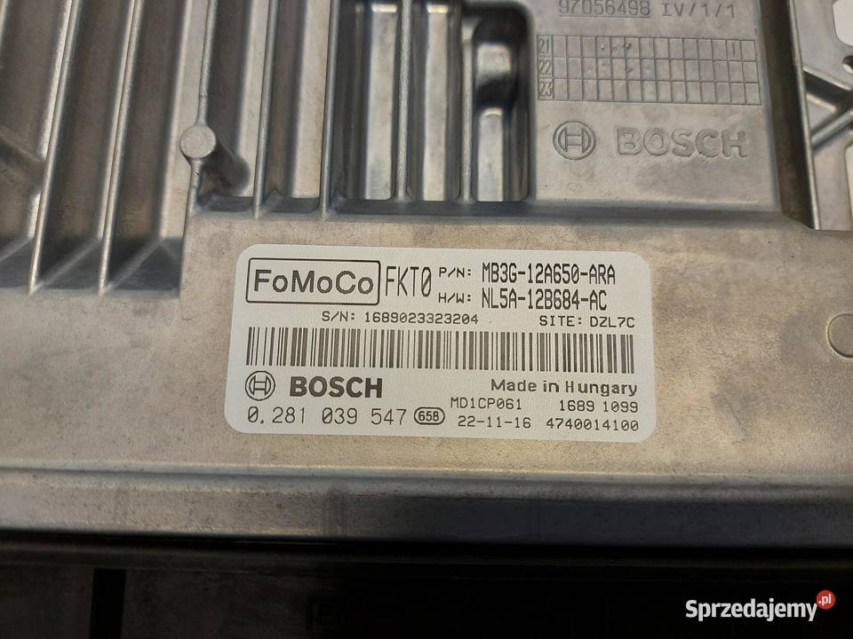 Ford Ranger VI 6 2024r KOMPUTER STEROWNIK Elementy instalacji LPG sprzedam