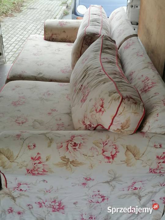 Sofa dwuczęściowa z poduszkami szerokość 220 Toruń