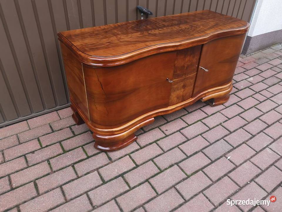 Komoda Szafka RTV ARTDECO Orzech Niska Stara wielkopolskie Swarzędz
