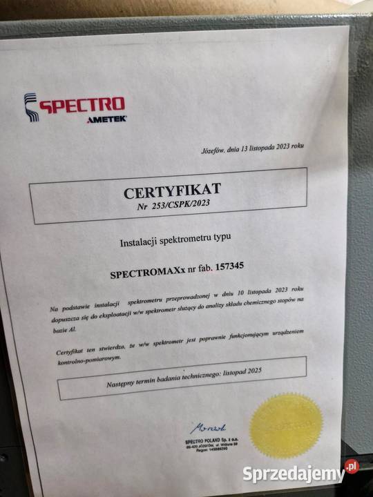 Spektrometr SPECTROMAXX LMX 09