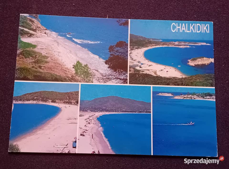 Pocztówka Chalkidiki Grecja 2003 r Z obiegu Koźminek