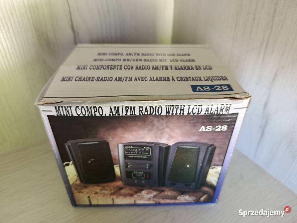 Przenośne radio z głośnikami Wieże i miniwieże Humniska