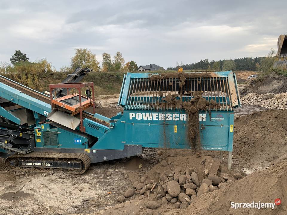 Przesiewacz sortownik Powerscreen Chieftain 1400 Trachy