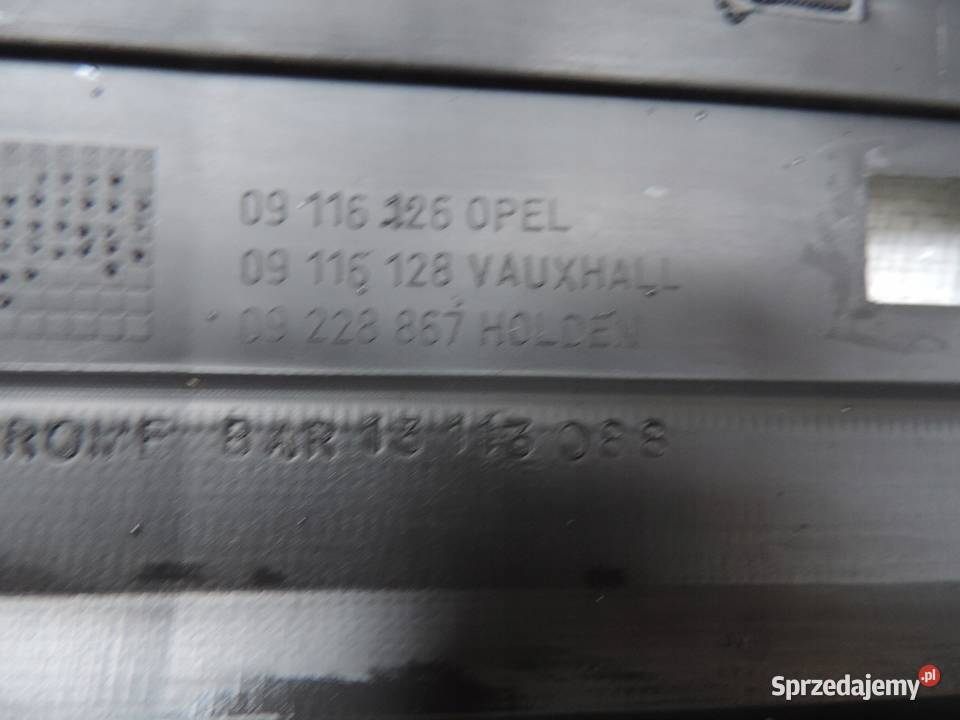 ZDERZAK PRZÓD CORSA C 09116126 NOWY ORYGINAŁ