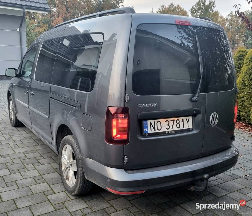 Volkswagen Caddy DSG 7 osób BEZWYPADKOWY Salon Laskowiec sprzedam