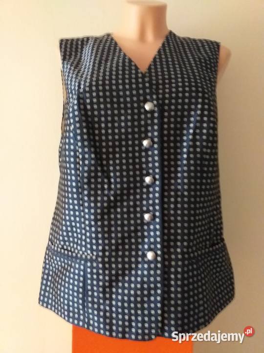 Kamizelka Damska Czarna Kwiatki 5 Guzików 2 Odzież damska kujawsko-pomorskie Bydgoszcz